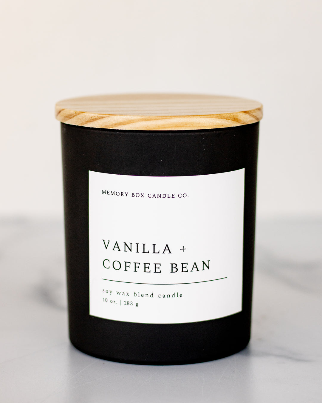 Vanilla + Coffee Bean | Matte Black Candle