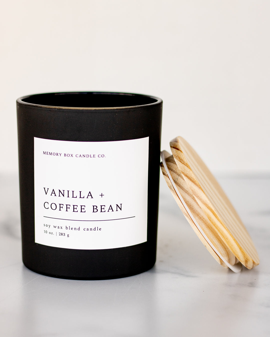 Vanilla + Coffee Bean | Matte Black Candle