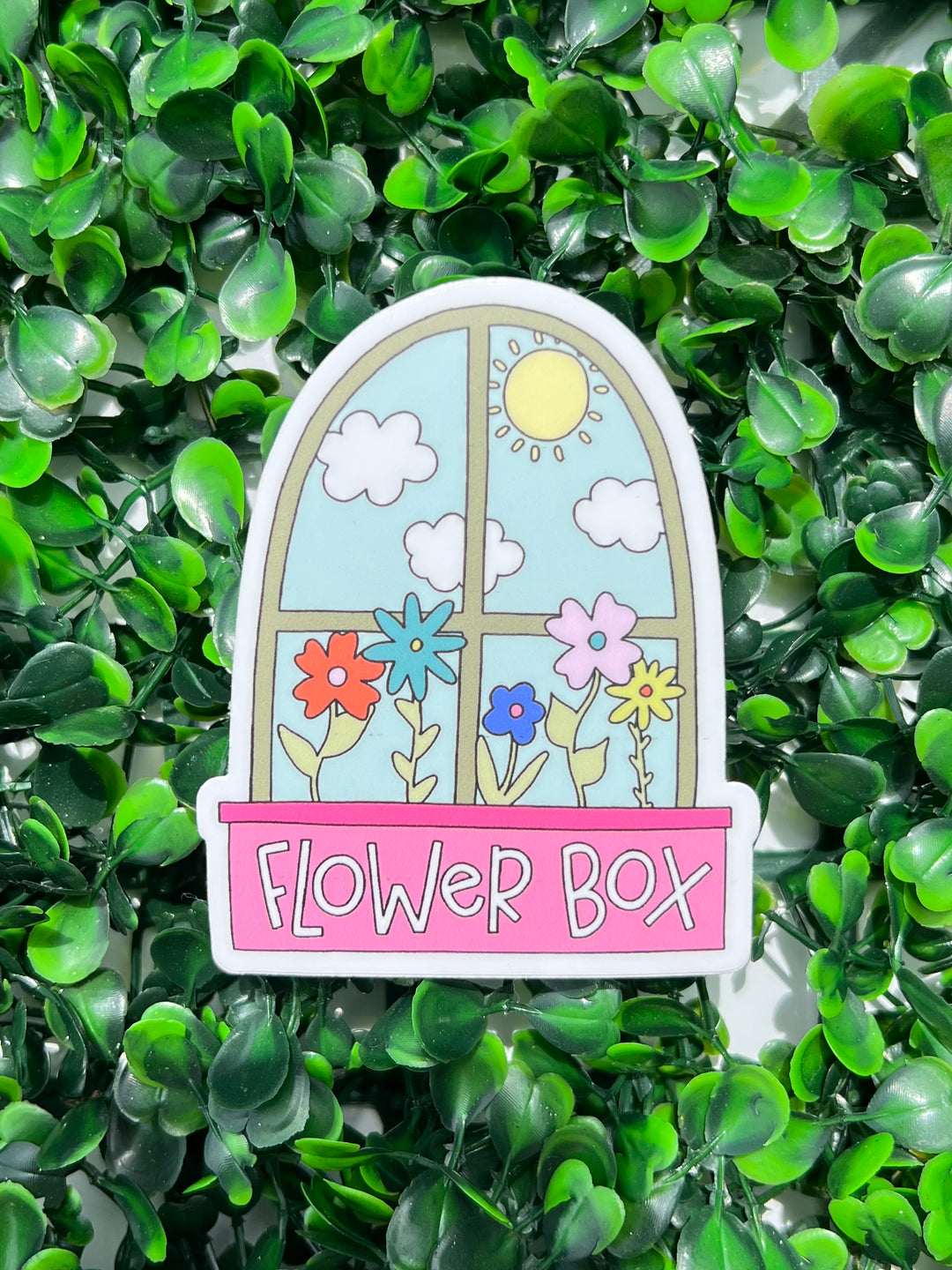 Flower Box | Waterproof Sticker